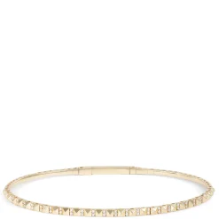 Flexy Pyramid Bangle, 14K Yellow Gold Best