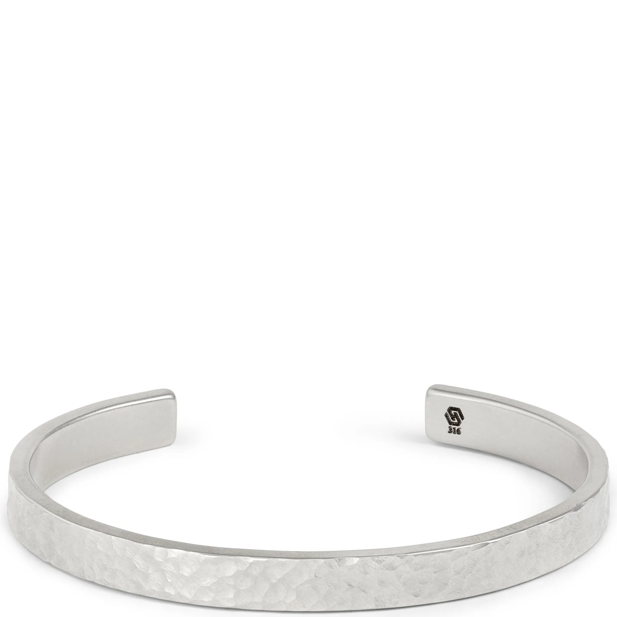 Foiled Stainless-Steel Men’s Cuff, 6mm New