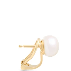 Freshwater Pearl Studs, 14K Yellow Gold Hot