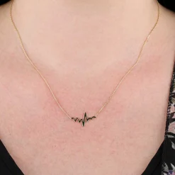 Heartbeat Necklace 14K Outlet