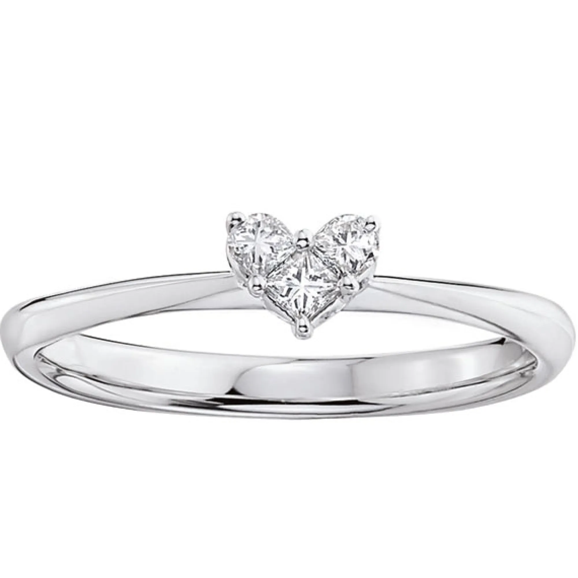 Heart Diamond Ring 14K Hot