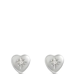 Heart Shaped Baby Stud Earrings Discount
