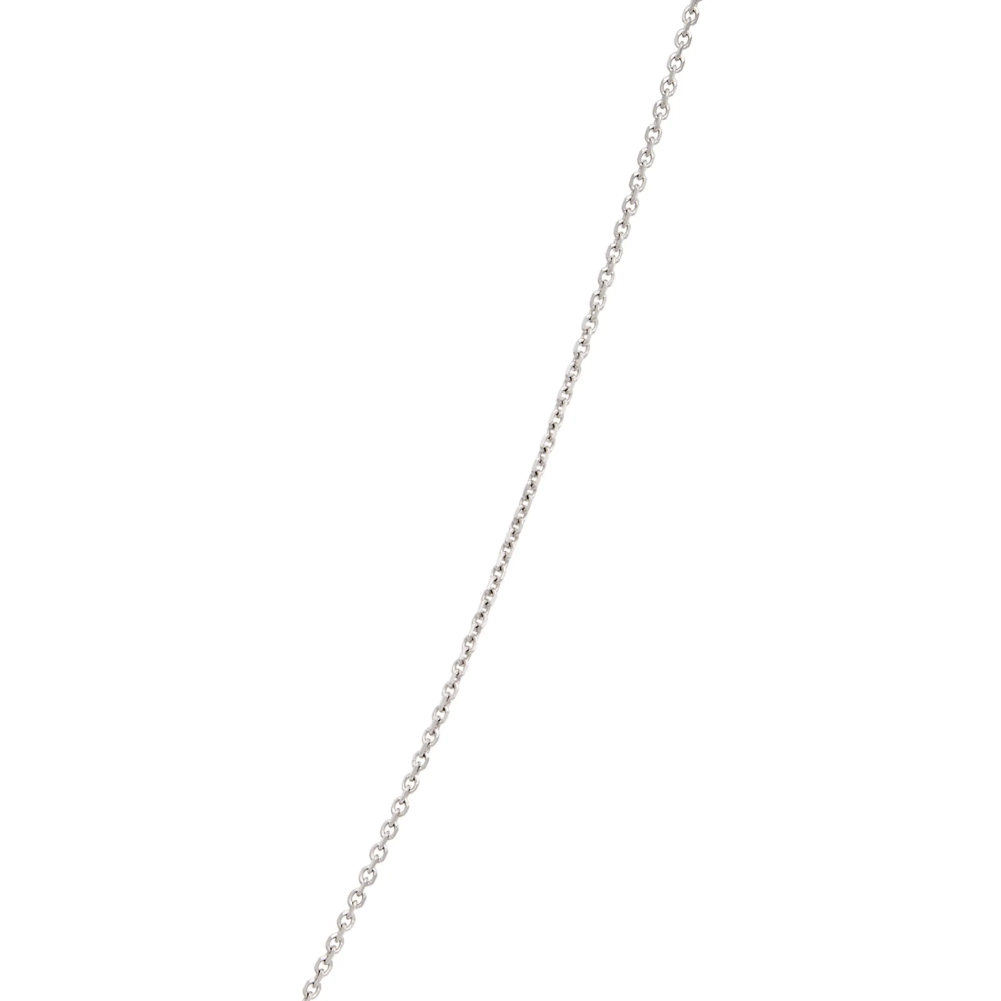 Heart Shaped Diamond Pendant Necklace, ½ Carat Total Weight, 14K White Gold New