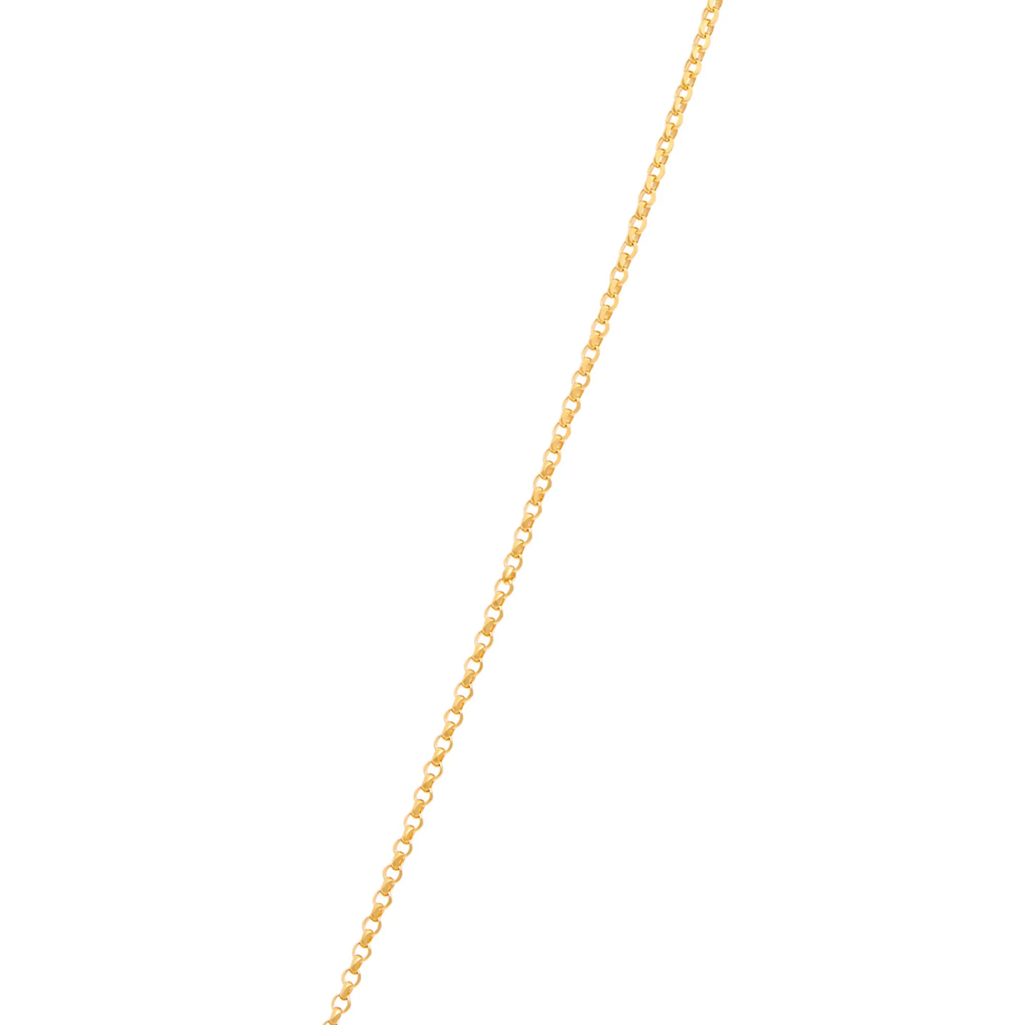 Hex Shaped Stations Diamond necklace, 14K Yellow Gold Discount