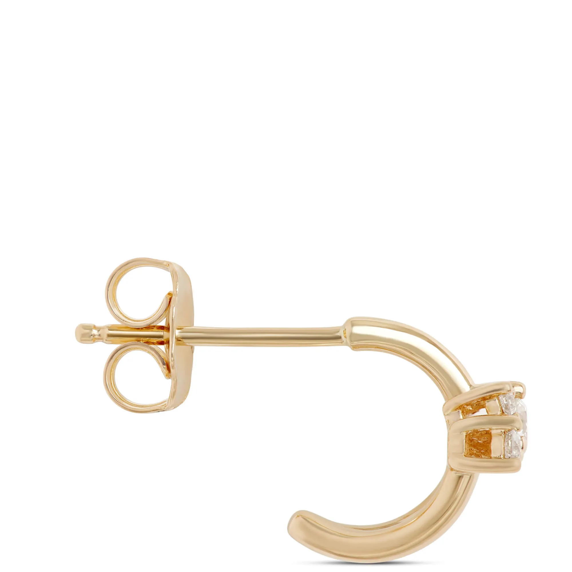Ikuma Canadian Cluster Diamond Earrings, 14K Yellow Gold Hot