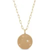 Ikuma Canadian Diamond Aries Zodiac Necklace, 14K Yellow Gold Best