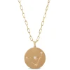 Ikuma Canadian Diamond Capricorn Zodiac Necklace, 14K Yellow Gold Discount