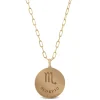 Ikuma Canadian Diamond Scorpio Zodiac Necklace, 14K Yellow Gold Best