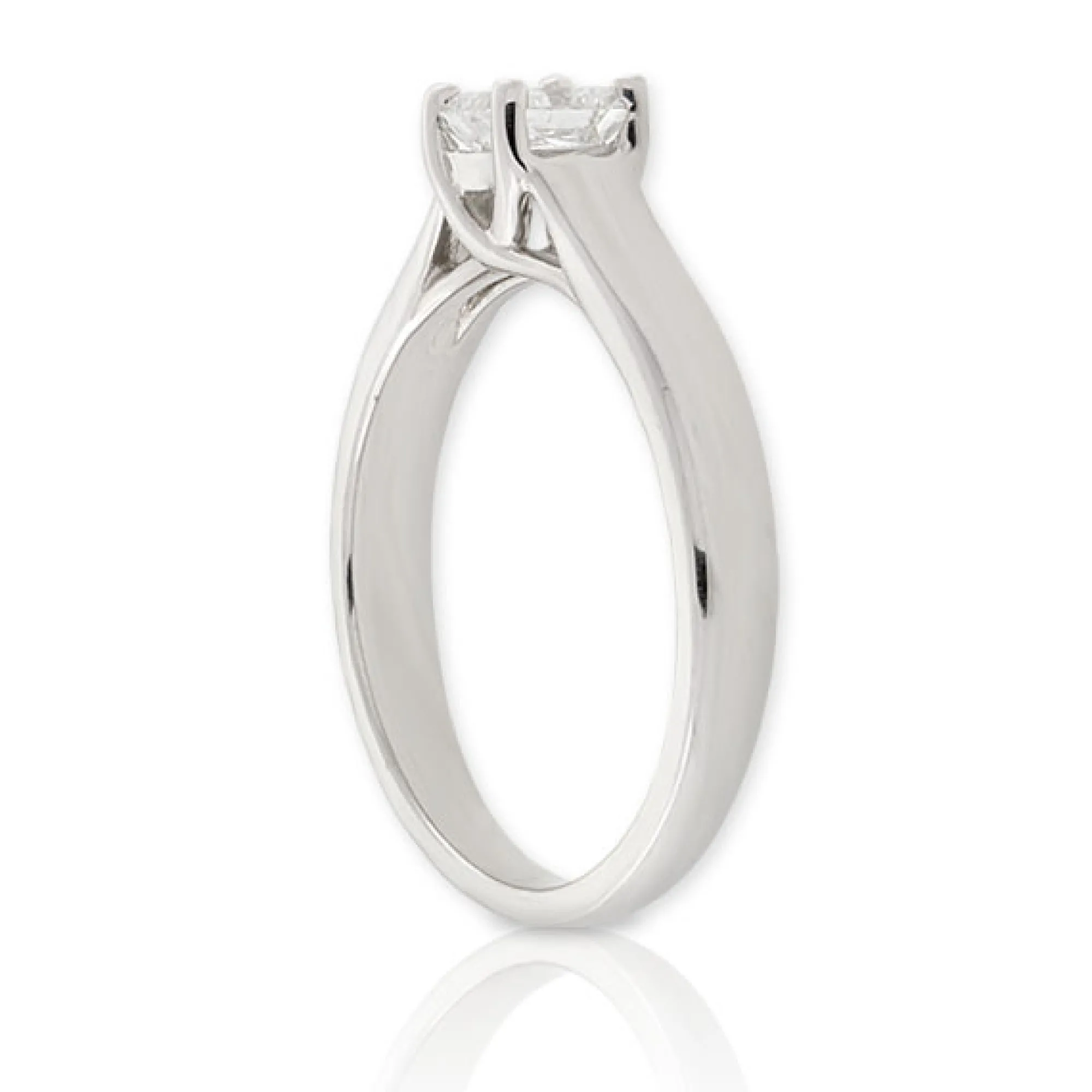 Ikuma Canadian Princess Cut Diamond Solitaire Ring 14K, 1/2 ct. Best
