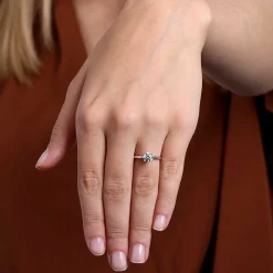 Ikuma Diamond Solitaire Engagement Ring 14K, 1 ct. New