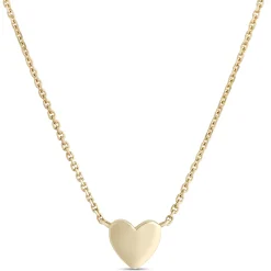 15-inch Baby Heart Necklace, 14K Yellow Gold Clearance
