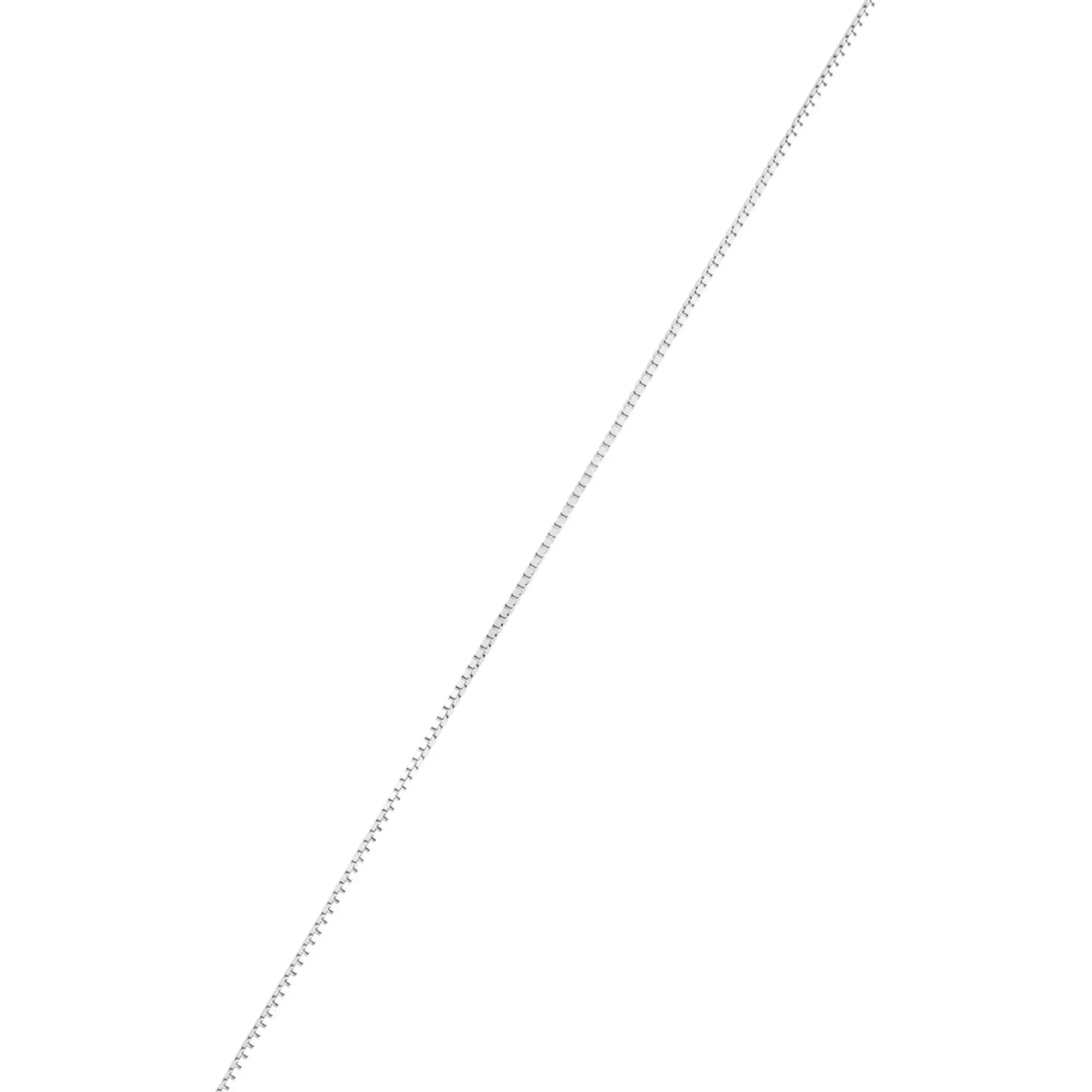 20 Inch Box Chain, 14K White Gold Clearance