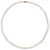 18-Inch Cultured Akoya Pearl Strand, 14K Yellow Gold Best