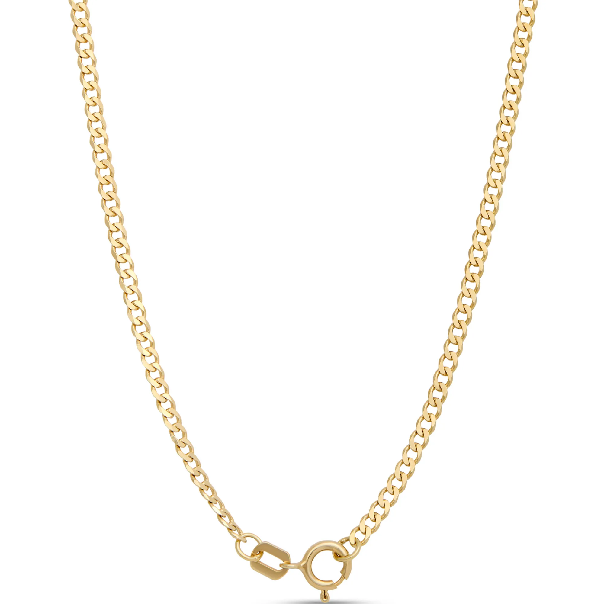 18-Inch Curb Link Necklace, 14k Yellow Gold Best