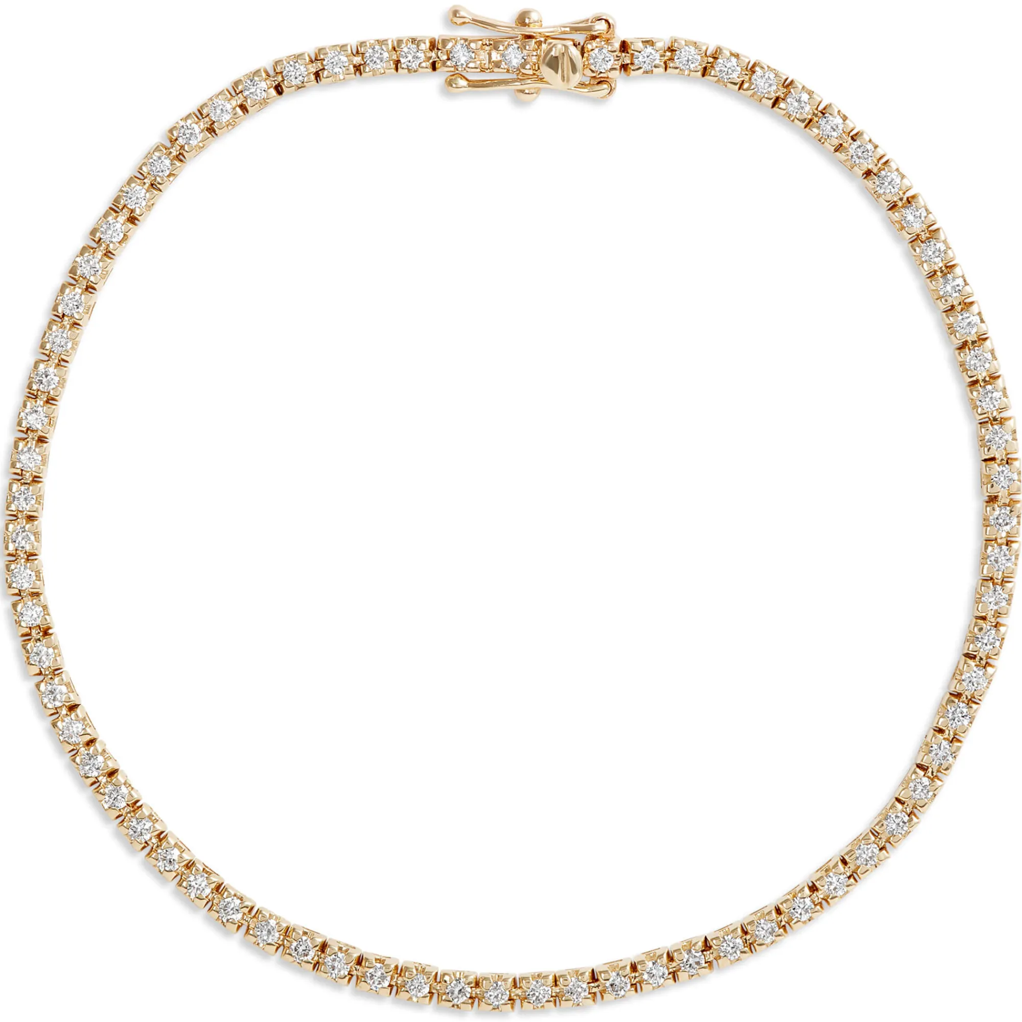 7-Inch Diamond Bracelet, 14K Yellow Gold Clearance