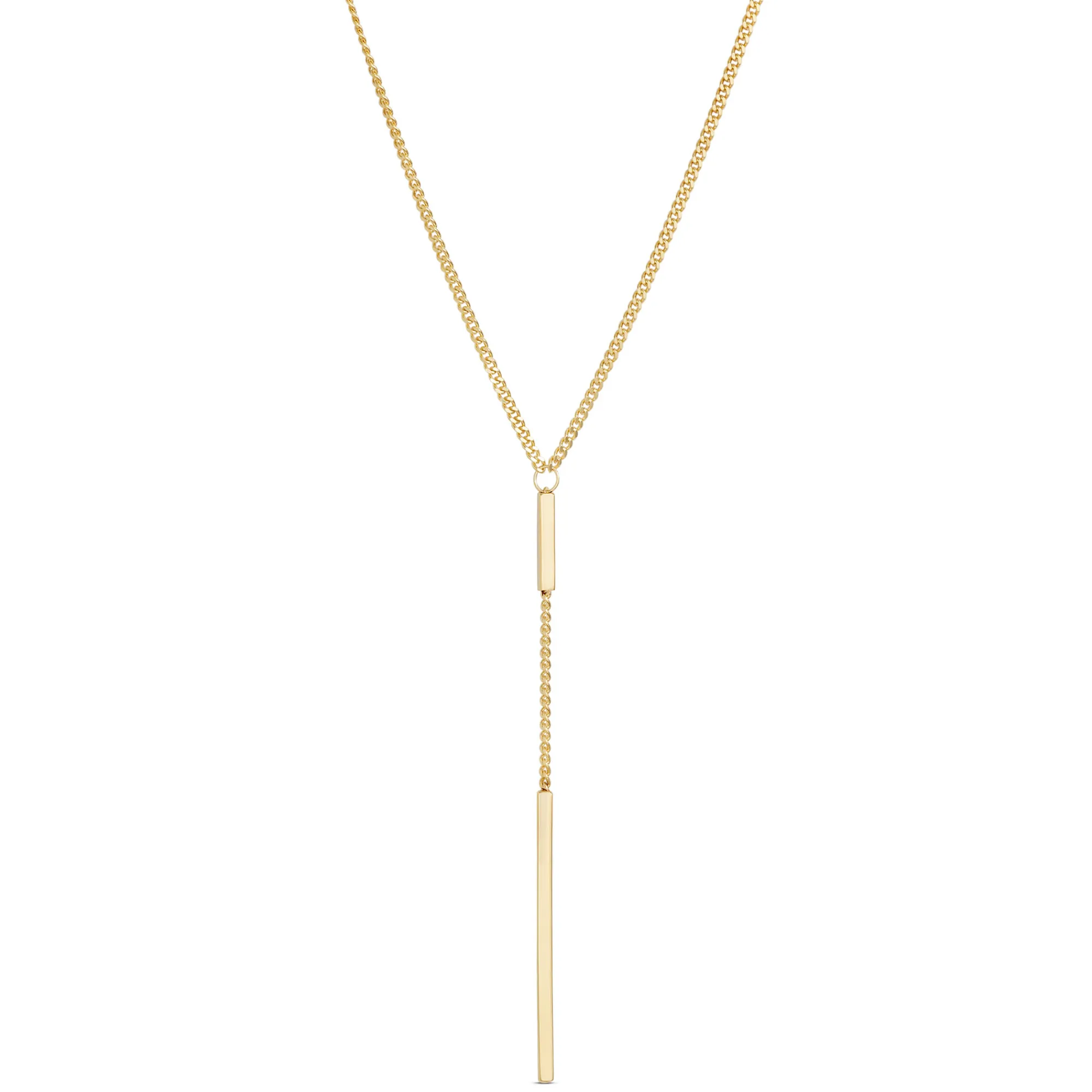 Toscano 18-Inch Double Bar Gold Necklace, 14K Yellow Gold Online
