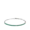 7.5-Inch Emerald Bracelet, 14K White Gold Online
