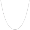 18-Inch Mooncut Bead Necklace, 14K White Gold Best