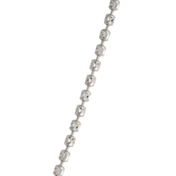 18-Inch Mooncut Bead Necklace, 14K White Gold Best