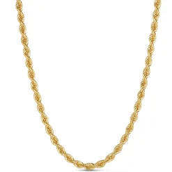 Toscano 24-Inch Rope Chain, 18K Yellow Gold Online