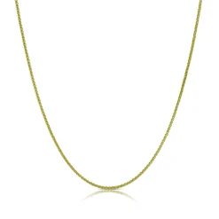 18-Inch Round Wheat Chain Necklace, 14K Yellow Gold Sale