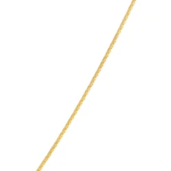22-Inch Sliding Adjustable Gold Neck Chain, 14K Yellow Gold