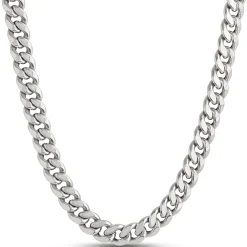 Toscano 24-Inch Cuban Link Chain, 14K White Gold Outlet