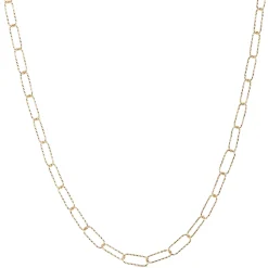 Toscano 24-Inch Diamond Cut Neck Chain, 14K Yellow Gold Online
