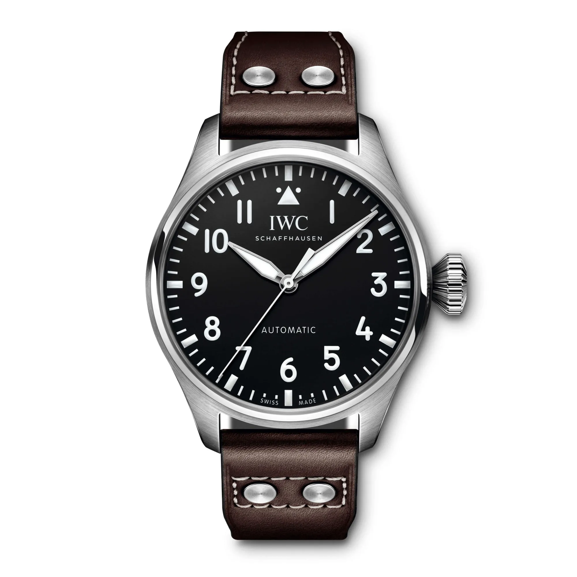 IWC Big Pilot's Watch 43 Black Dial Leather, 43mm New