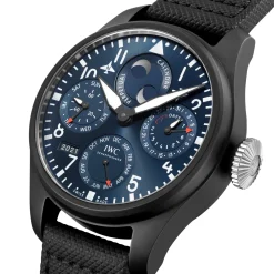 IWC Big Pilot’s Watch Perpetual Calendar Edition “Rodeo Drive” Blue Dial Watch, 46.5mm Hot