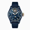 IWC Big Pilot’s Watch Perpetual Calendar Tourbillon Le Petit Prince Blue Dial Watch, 43.5mm Hot