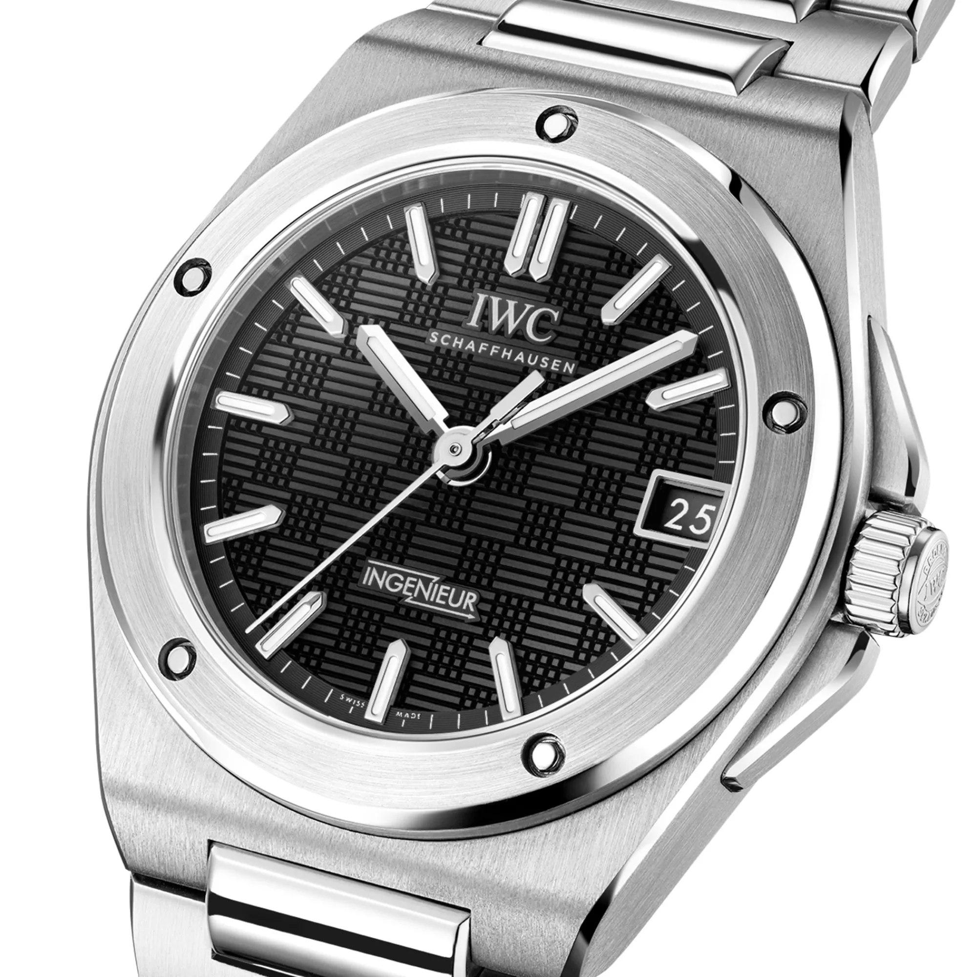 IWC Ingenieur Automatic 35 Black Dial Watch, 35.1mm New