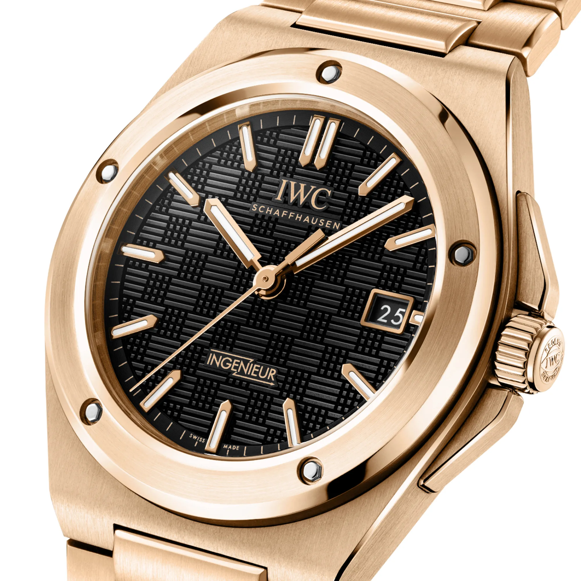 IWC Ingenieur Automatic Black Dial Watch, 40mm Hot