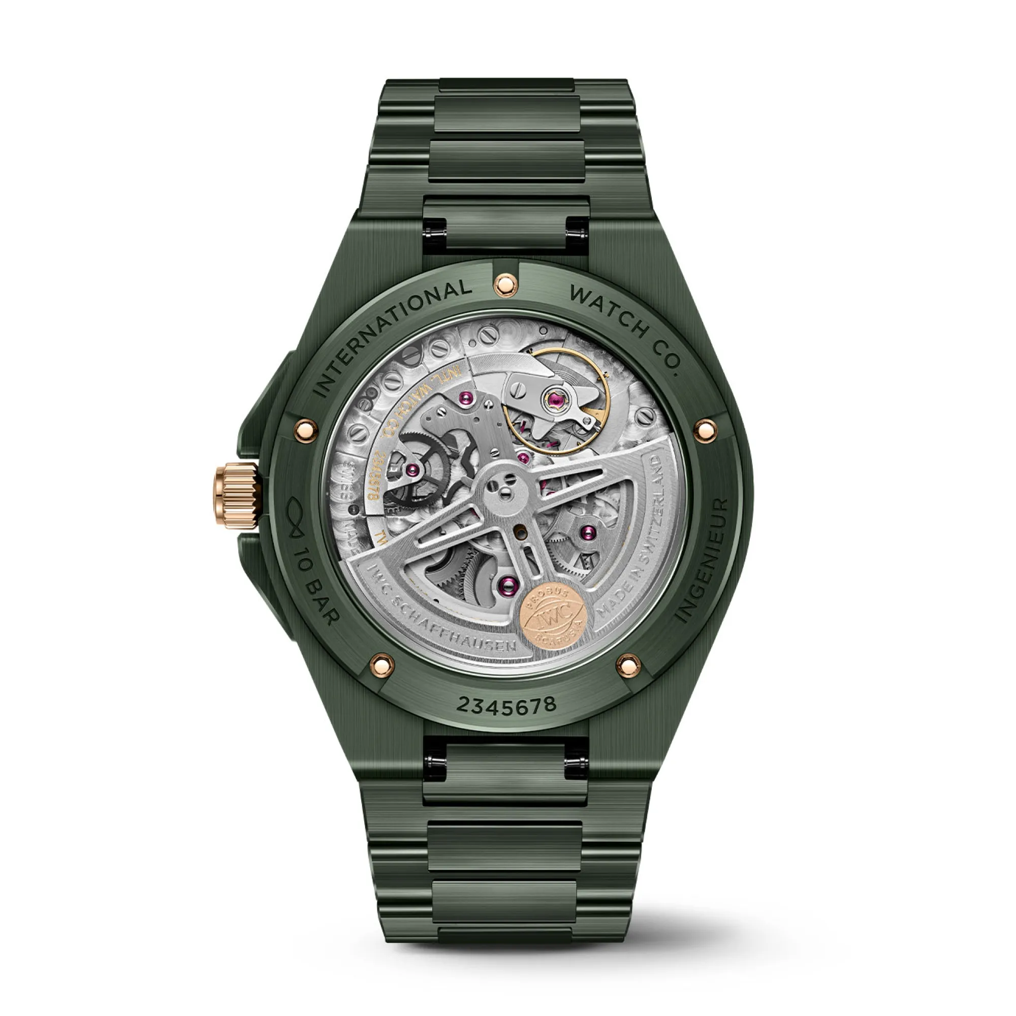 IWC Ingenieur Automatic Green Dial Watch, 42mm Clearance