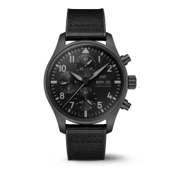 IWC Pilot’s Chronograph 41 Top Gun Ceratanium® Black Dial Watch, 41mm Best