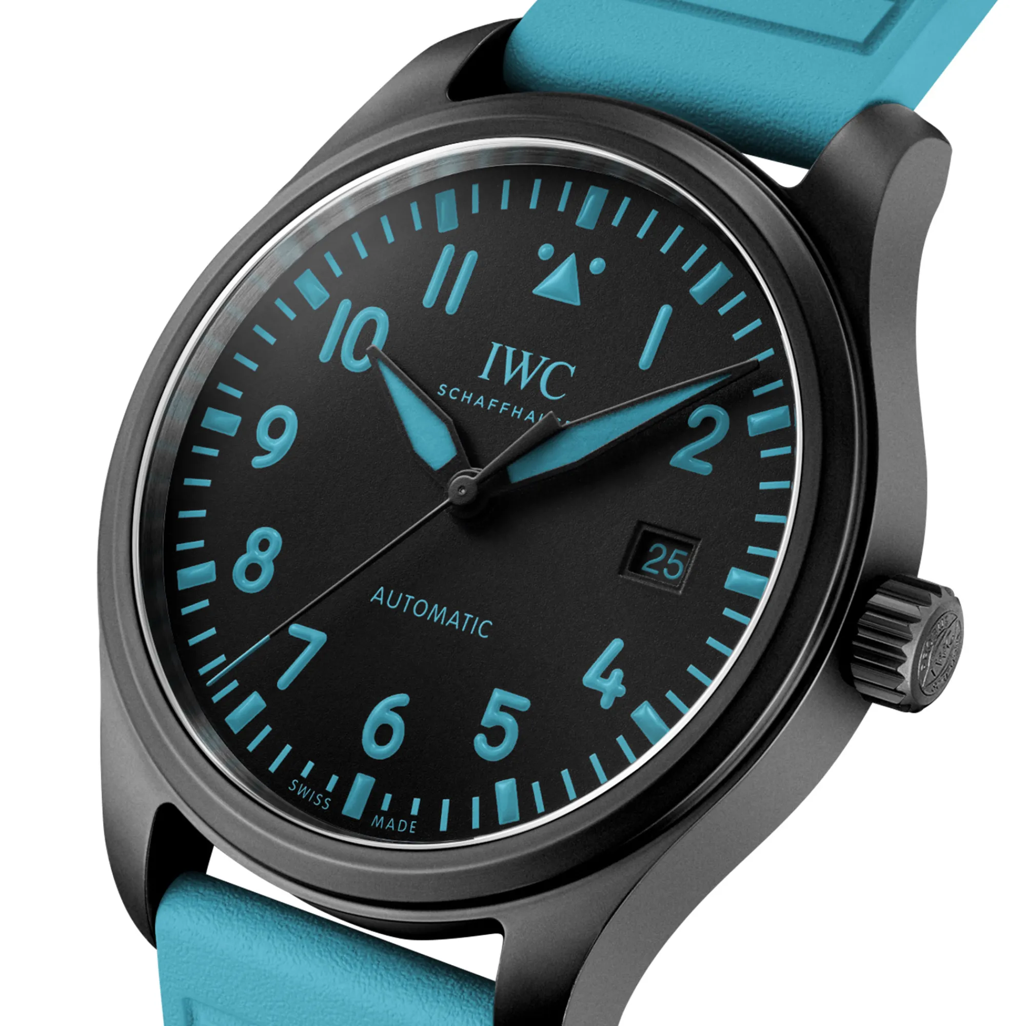 IWC Pilot's Watch Automatic 41 George Russell Black Dial Watch, 41mm New