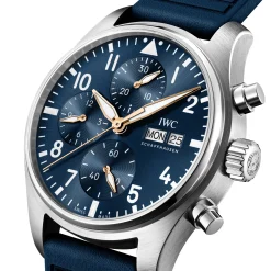 IWC Pilot’s Watch Chronograph Le Petit Prince Blue Dial Watch, 41mm Outlet