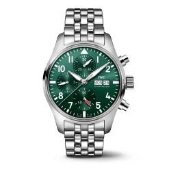 IWC Pilot’s Watch Chronograph Green Dial Watch, 41mm Hot