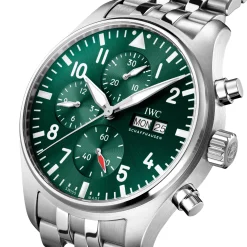 IWC Pilot's Watch Chronograph Green Dial Watch, 43mm Hot