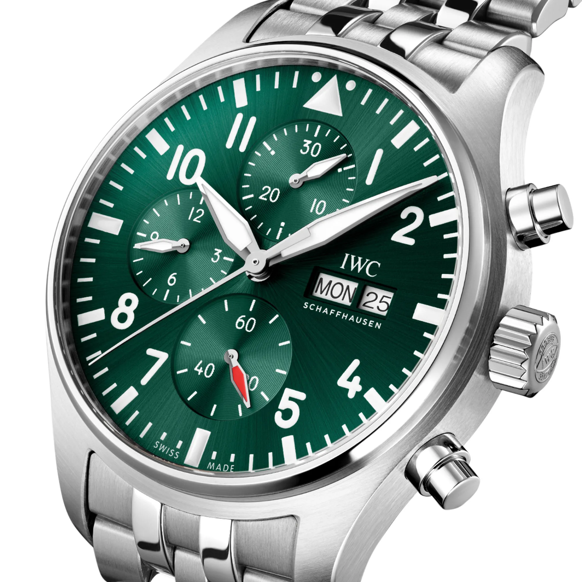 IWC Pilot's Watch Chronograph Green Dial Watch, 43mm Hot