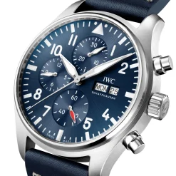 IWC Pilot's Watch Chronograph Blue Dial Watch, 43mm Clearance