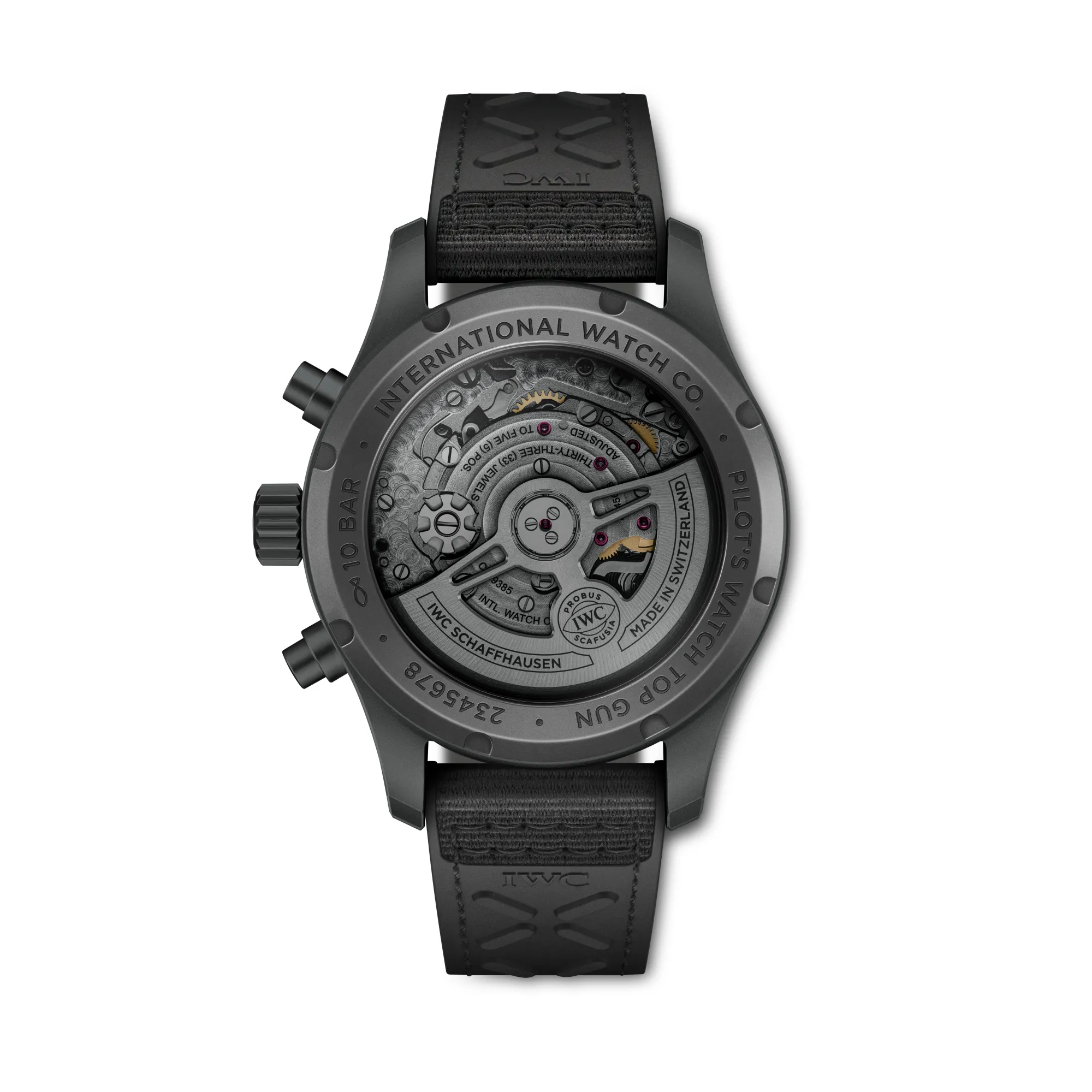 IWC Pilot’s Watch Chronograph 41 TOP GUN Ceratanium® Black Dial Watch, 41mm Clearance