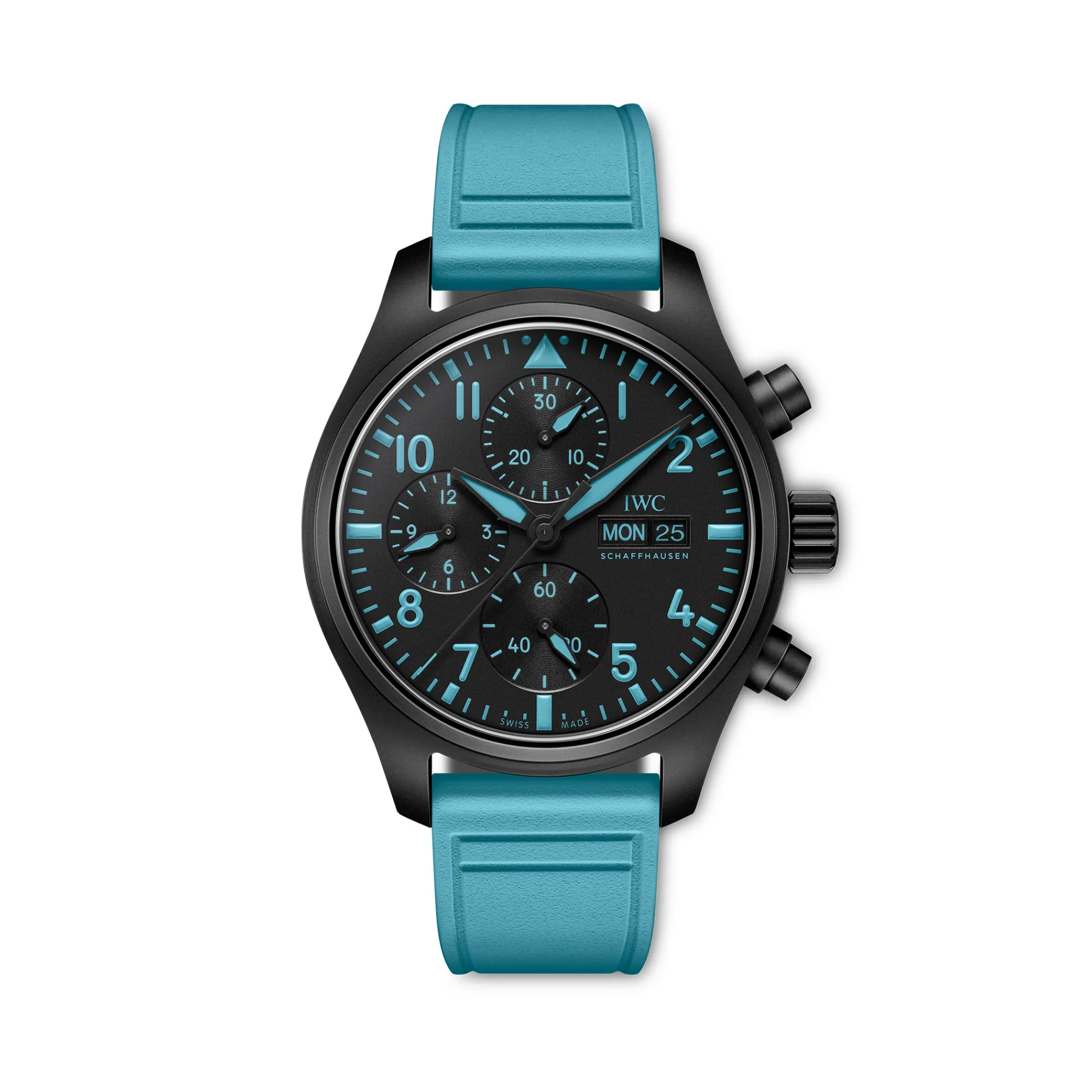 IWC Pilot's Watch Chronograph 41 George Russell Black Dial Watch, 41.9mm Best
