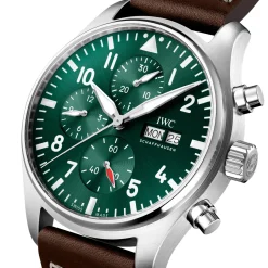 IWC Pilot's Watch Chronograph Green Dial Watch, 43mm Online