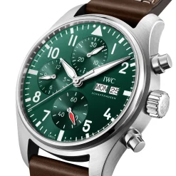 IWC Pilot’s Watch Chronograph 41 Green Dial Watch, 41mm Best