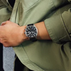 IWC Pilot’s Watch Chronograph Black Dial Watch, 41mm Discount