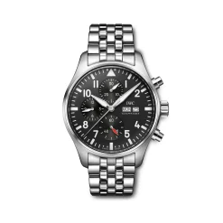 IWC Pilot’s Watch Chronograph Black Dial Watch, 43mm Online