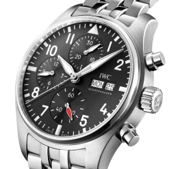IWC Pilot’s Watch Chronograph Black Dial Watch, 41mm New