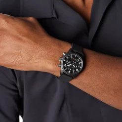 IWC Pilot’s Watch Chronograph TOP GUN Black Dial Watch, 41.9mm Best