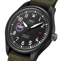 IWC Pilot’s Watch Mark XVIII Top Gun Edition “SFTI” Black Dial Watch, 41mm Outlet
